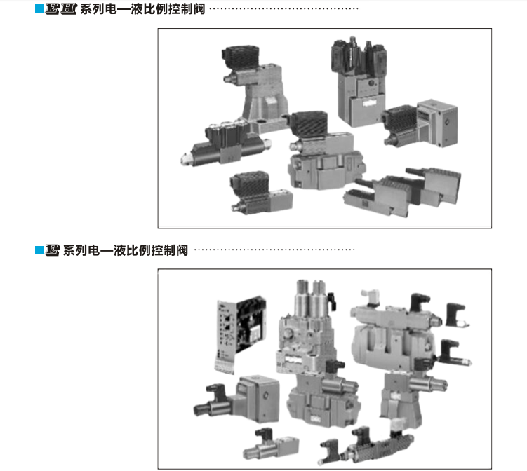 YUKEN电-液比例控制阀